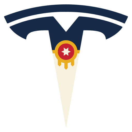 Tesla and Tulsa logo merge